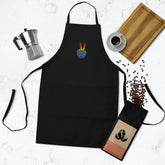 Gay Pride Embroidered Apron